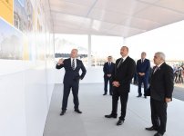 Президент Ильхам Алиев принял участие в церемонии отправки опорного блока платформы в рамках проекта "Шах Дениз-2" (ФОТО)