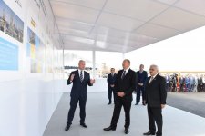 Президент Ильхам Алиев принял участие в церемонии отправки опорного блока платформы в рамках проекта "Шах Дениз-2" (ФОТО)