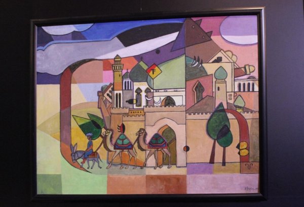 Красочный и яркий гимн цвету: выставка работ Назима Мамедова в Баку (ФОТО)