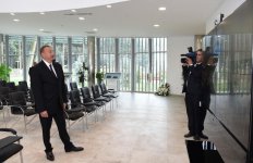 Президент Ильхам Алиев принял участие в открытии комплекса ASAN həyat в Масаллы (ФОТО)