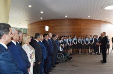 Президент Ильхам Алиев принял участие в открытии комплекса ASAN həyat в Масаллы (ФОТО)