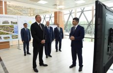Президент Ильхам Алиев принял участие в открытии комплекса ASAN həyat в Масаллы (ФОТО)