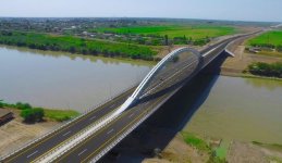 Президент Ильхам Алиев открыл участок дороги Алят-Астара - государственная граница Ирана (ФОТО)