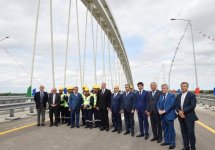 Президент Ильхам Алиев открыл участок дороги Алят-Астара - государственная граница Ирана (ФОТО)