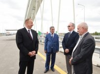 Президент Ильхам Алиев открыл участок дороги Алят-Астара - государственная граница Ирана (ФОТО)