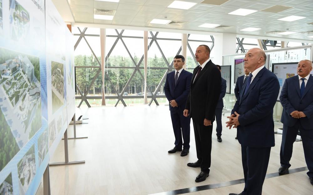 Президент Ильхам Алиев принял участие в открытии комплекса ASAN həyat в Масаллы (ФОТО)