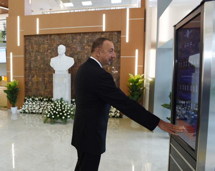 Президент Ильхам Алиев принял участие в открытии комплекса ASAN həyat в Масаллы (ФОТО)