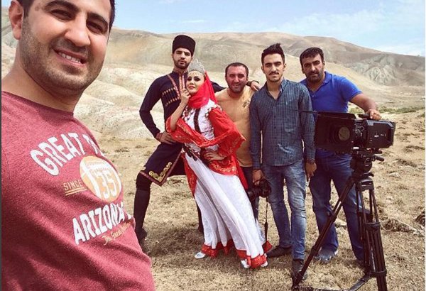 Фатима Фаталиева снимает клип на произведение Узеира Гаджибейли (ФОТО)