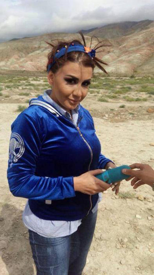 Фатима Фаталиева снимает клип на произведение Узеира Гаджибейли (ФОТО)