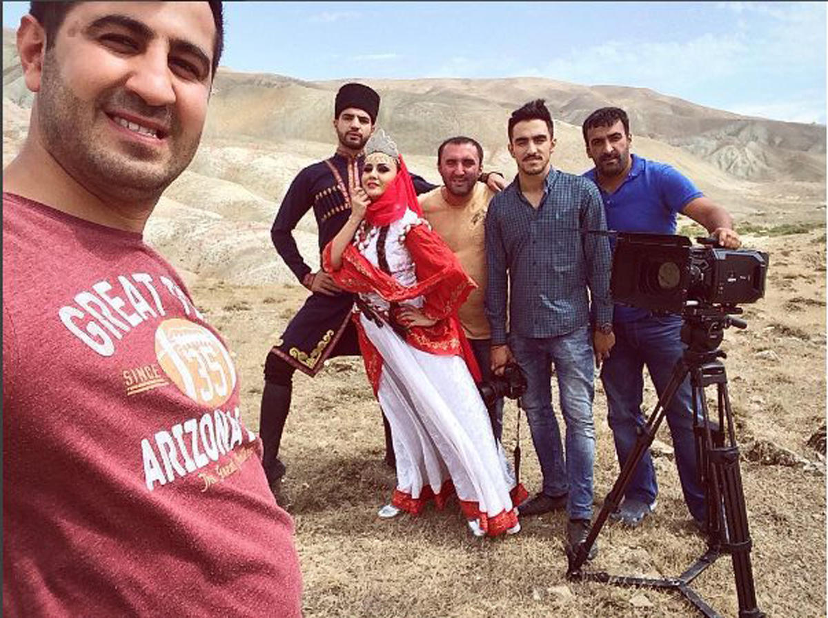 Фатима Фаталиева снимает клип на произведение Узеира Гаджибейли (ФОТО)