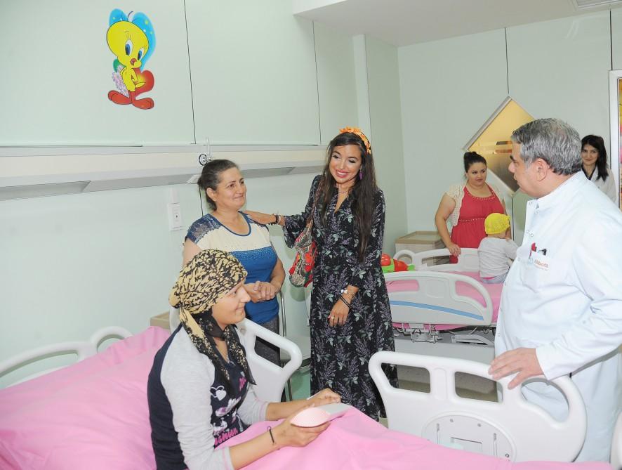 Вице-президент Фонда Гейдара Алиева Лейла Алиева побывала в Детской клинике Национального центра онкологии (ФОТО)