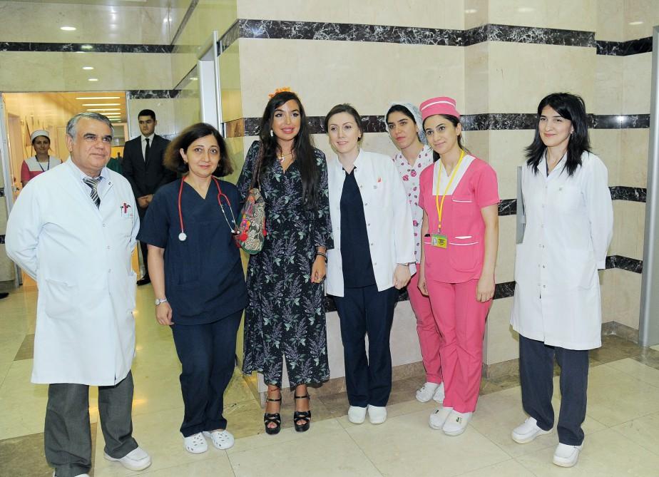 Вице-президент Фонда Гейдара Алиева Лейла Алиева побывала в Детской клинике Национального центра онкологии (ФОТО)