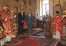 Архиепископу Бакинскому и Азербайджанскому вручен Почетный знак Россотрудничества  (ФОТО)
