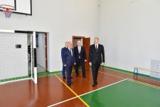 Президент Ильхам Алиев ознакомился с условиями, созданными в школе-лицее номер 261 в Баку (ФОТО)