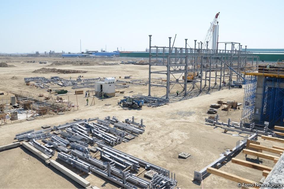 Процесс строительства карбамидного завода SOCAR завершен более чем на 40% (ФОТО)