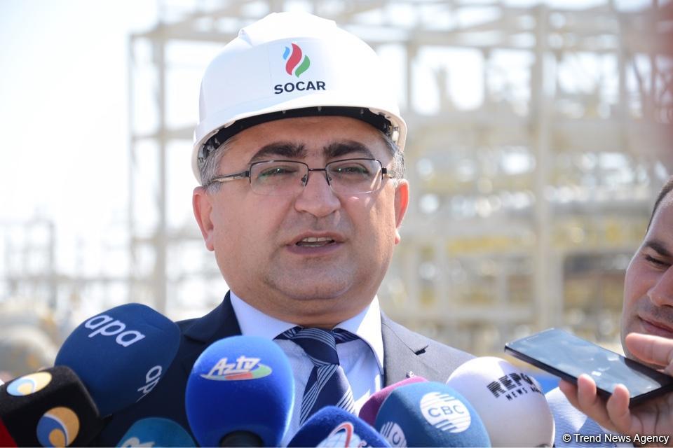 Процесс строительства карбамидного завода SOCAR завершен более чем на 40% (ФОТО)