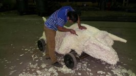 "Bull & Co" готовится к гонке драндулетов в Баку: " По краям сено и ... наш бык" (ФОТО)