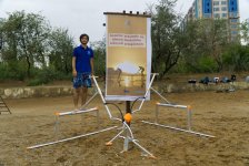 Такого в Азербайджане еще не было! Как парить на воде при помощи мускул и крыльев (ФОТО)