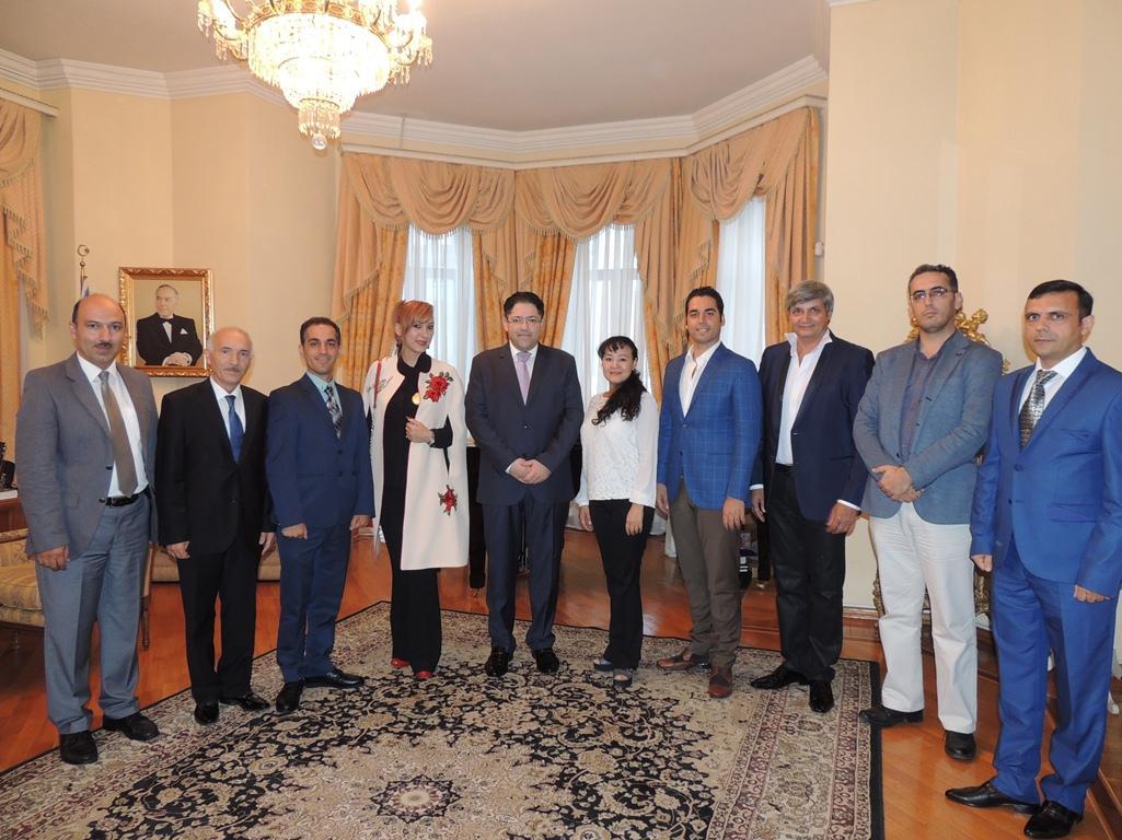 Мурад Адыгезалзаде принял зарубежных гостей юбилея азербайджанского ансамбля  (ФОТО)