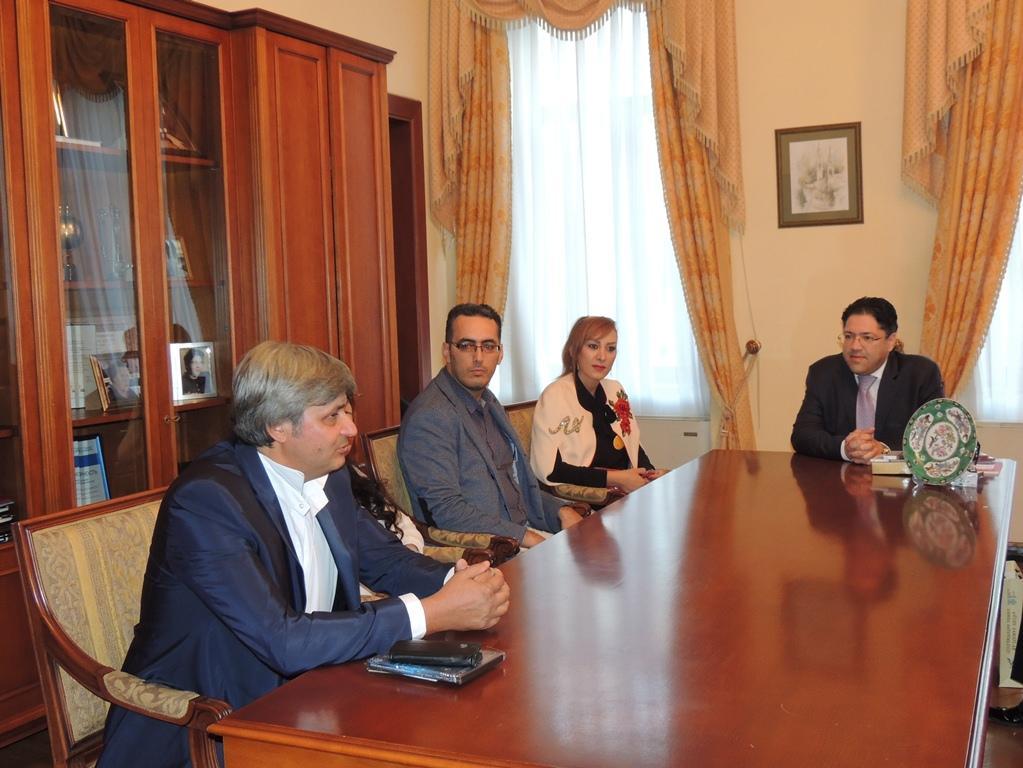 Мурад Адыгезалзаде принял зарубежных гостей юбилея азербайджанского ансамбля  (ФОТО)