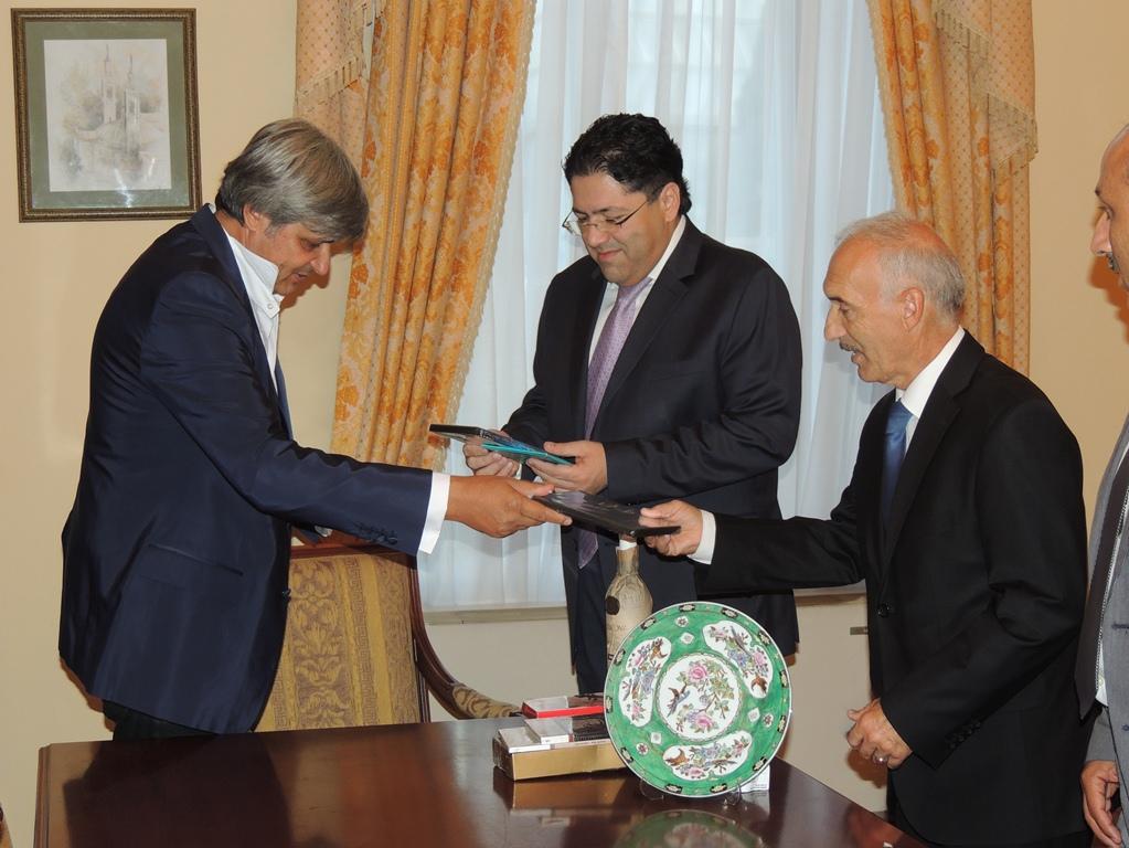 Мурад Адыгезалзаде принял зарубежных гостей юбилея азербайджанского ансамбля  (ФОТО)