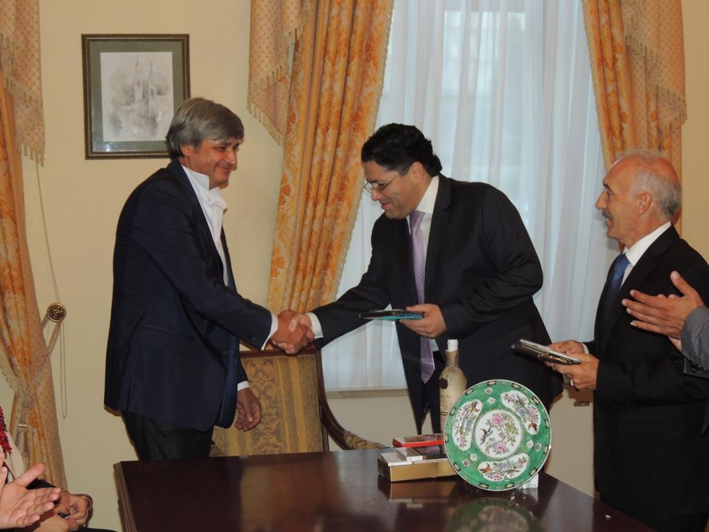 Мурад Адыгезалзаде принял зарубежных гостей юбилея азербайджанского ансамбля  (ФОТО)