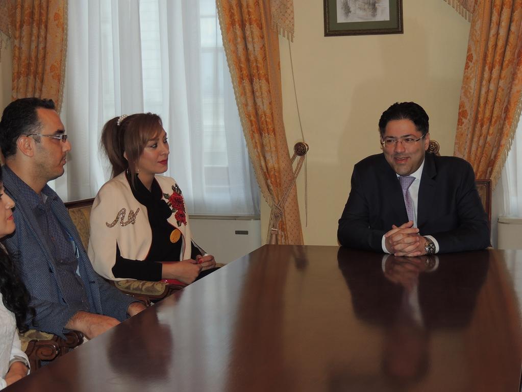 Мурад Адыгезалзаде принял зарубежных гостей юбилея азербайджанского ансамбля  (ФОТО)