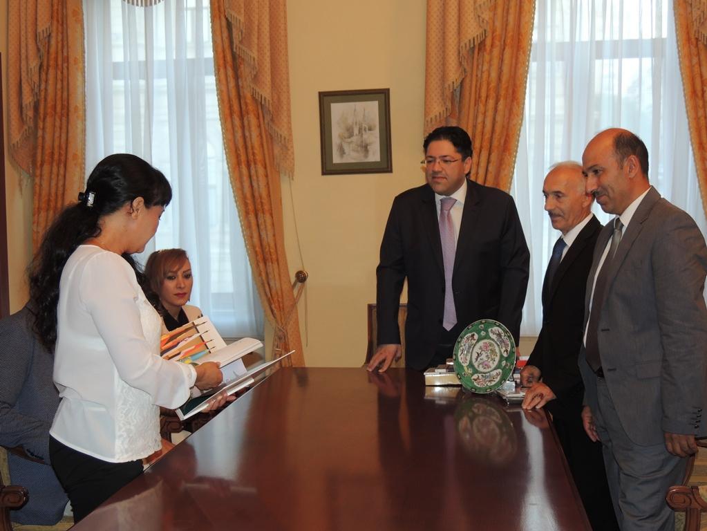 Мурад Адыгезалзаде принял зарубежных гостей юбилея азербайджанского ансамбля  (ФОТО)