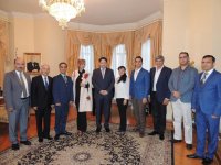 Мурад Адыгезалзаде принял зарубежных гостей юбилея азербайджанского ансамбля  (ФОТО)