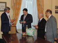 Мурад Адыгезалзаде принял зарубежных гостей юбилея азербайджанского ансамбля  (ФОТО)