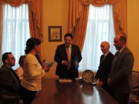 Мурад Адыгезалзаде принял зарубежных гостей юбилея азербайджанского ансамбля  (ФОТО)