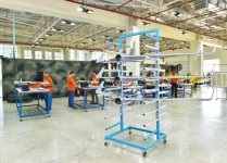 Президент Азербайджана Ильхам Алиев принял участие в презентации беспилотника “Zərbə” (ФОТО)