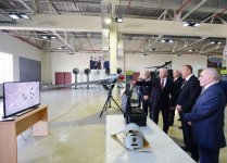 Президент Азербайджана Ильхам Алиев принял участие в презентации беспилотника “Zərbə” (ФОТО)