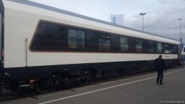 Презентован пассажирский вагон для  железной дороги Баку-Тбилиси-Карс (ФОТО)