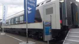 Презентован пассажирский вагон для  железной дороги Баку-Тбилиси-Карс (ФОТО)