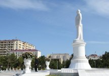 Президент  Ильхам Алиев  прибыл в город Сумгайыт (ФОТО)