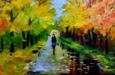 Осенние мотивы удивительной художницы Кенуль Исмайловой (ФОТО)