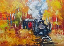 Осенние мотивы удивительной художницы Кенуль Исмайловой (ФОТО)