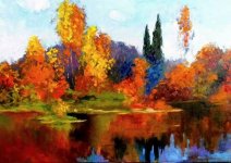 Осенние мотивы удивительной художницы Кенуль Исмайловой (ФОТО)