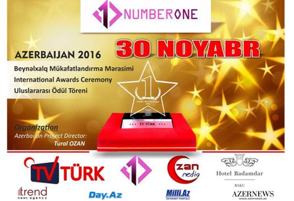 Названы ведущие церемонии награждения Number One в Баку