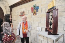 Вице-президент Фонда Гейдара Алиева Лейла Алиева приняла участие на открытии V Международной выставки "Из отходов - в искусство" (ФОТО)