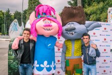 Герои Голливудских блокбастеров и мультфильмов на Бакинском бульваре (ФОТО)