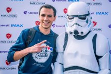 Герои Голливудских блокбастеров и мультфильмов на Бакинском бульваре (ФОТО)