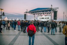 Герои Голливудских блокбастеров и мультфильмов на Бакинском бульваре (ФОТО)