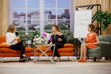 Севда Алекперзаде и сестры-близнецы из Украины в интересном телепроекте (ФОТО)