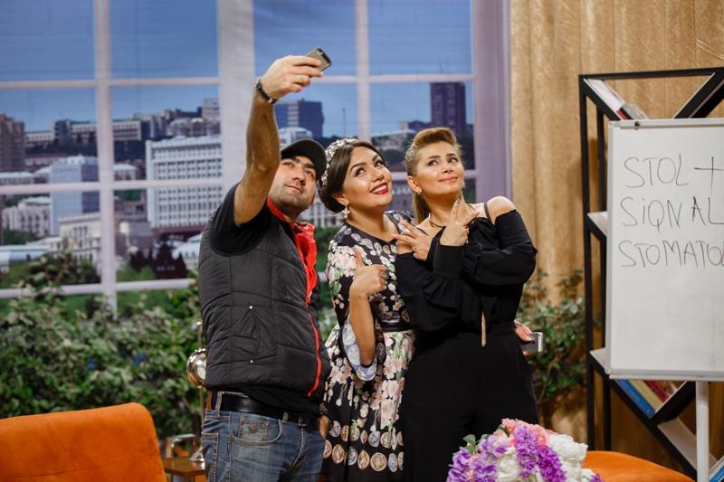 Севда Алекперзаде и сестры-близнецы из Украины в интересном телепроекте (ФОТО)