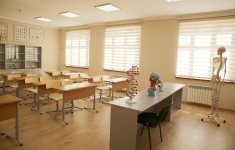 Президент Фонда Гейдара Алиева Мехрибан Алиева приняла участие в открытии школы в Масазыре (ФОТО)