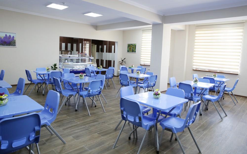 Президент Фонда Гейдара Алиева Мехрибан Алиева приняла участие в открытии школы в Масазыре (ФОТО)