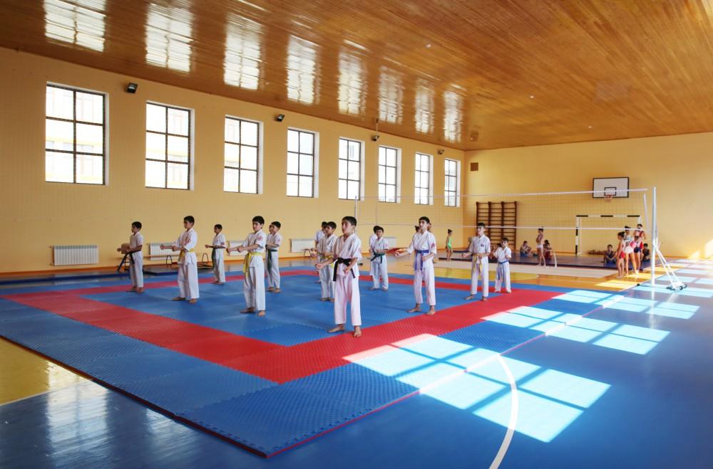 Президент Фонда Гейдара Алиева Мехрибан Алиева приняла участие в открытии школы в Масазыре (ФОТО)