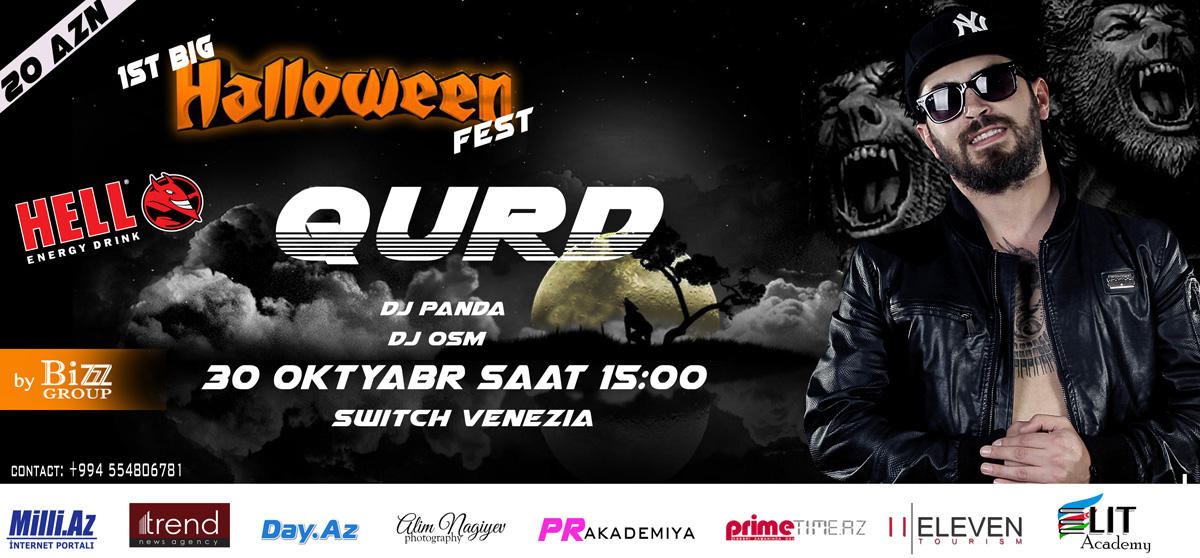 3 дня и 3 ночи – самый масштабный фестиваль Halloween на Бакинском бульваре